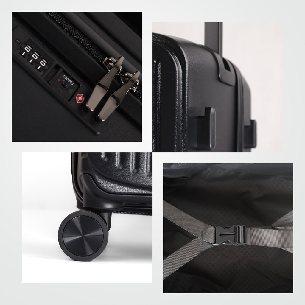 REO Modern Black Luggage