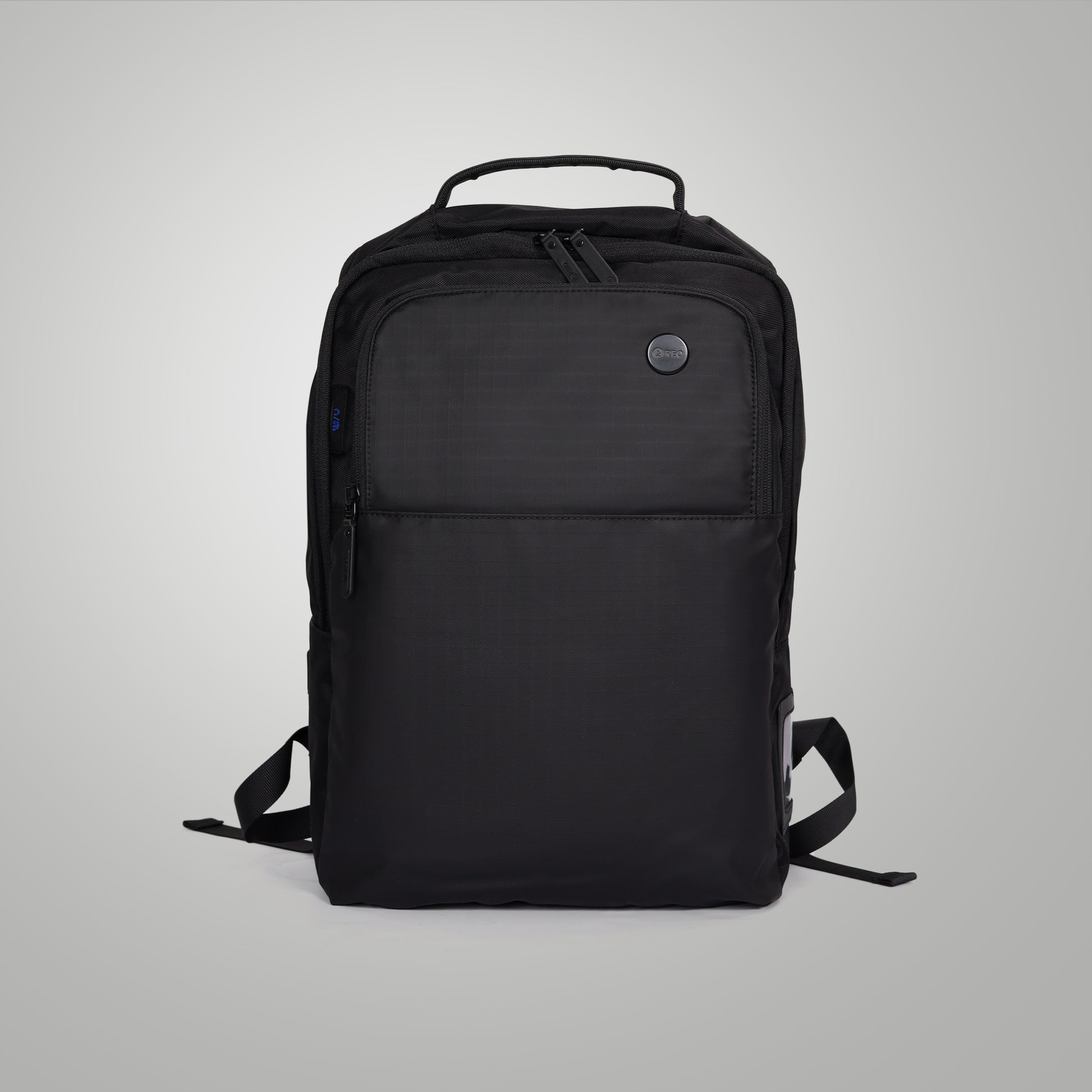 REO Black Minimalist Backpack