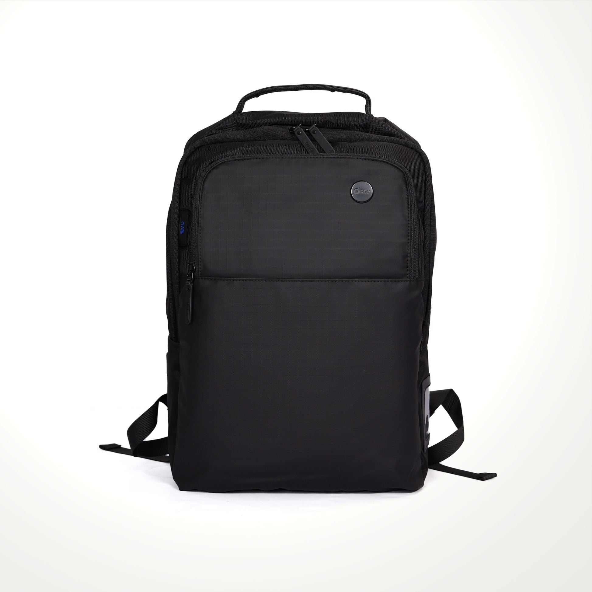 REO Black Minimalist Backpack