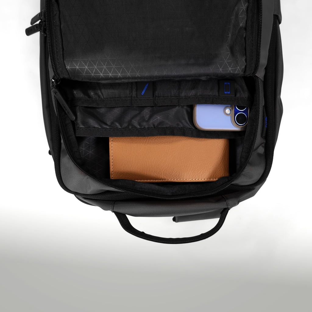REO Black Minimalist Backpack
